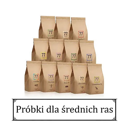 Próbki dla psów średnich ras