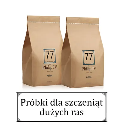 Próbki dla szczeniąt dużych ras