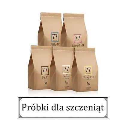 Próbki dla szczeniąt