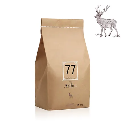 Arthur I z dziczyzną  i łososiem 2kg