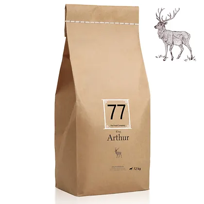 Arthur I z dziczyzną i łososiem 12kg