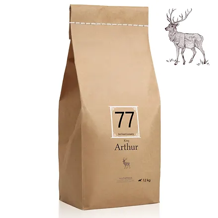 Arthur I z dziczyzną i łososiem 12kg